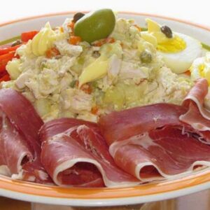 Jamón Crudo c/ Rusa