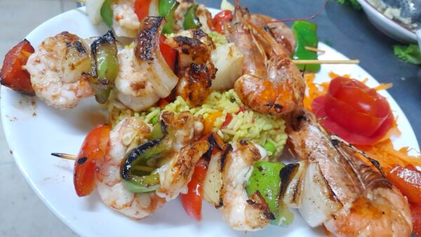 Brochette de Langostinos